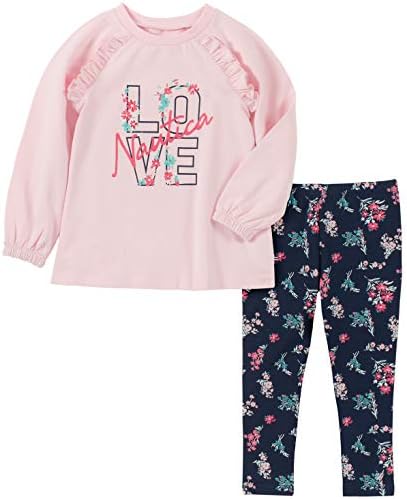 Nautica Baby Girls 2 Pieces Leggings Set
