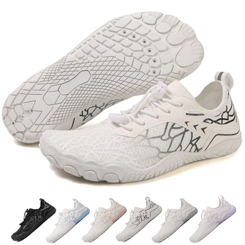 Image of Hike Barefoot Shoes Womens Men,Unisex Barefoot Water Shoes Breathable, Anti-Slip Hiking Footwear for Athletic Wide Toe Shoe Footwear for Hiking, Walking, Running, Yoga, and Water Sports