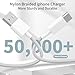 [MFi Certified] Car Carplay Cable Fast Charging for iPhone 16, 3Pack 3FT 60W USB A to USB C Screen Sync for Carplay USB C Cord Nylon Braided Cord for iPhone 15 16, iPad Pro, Air, Mini, iPad10, Galaxy