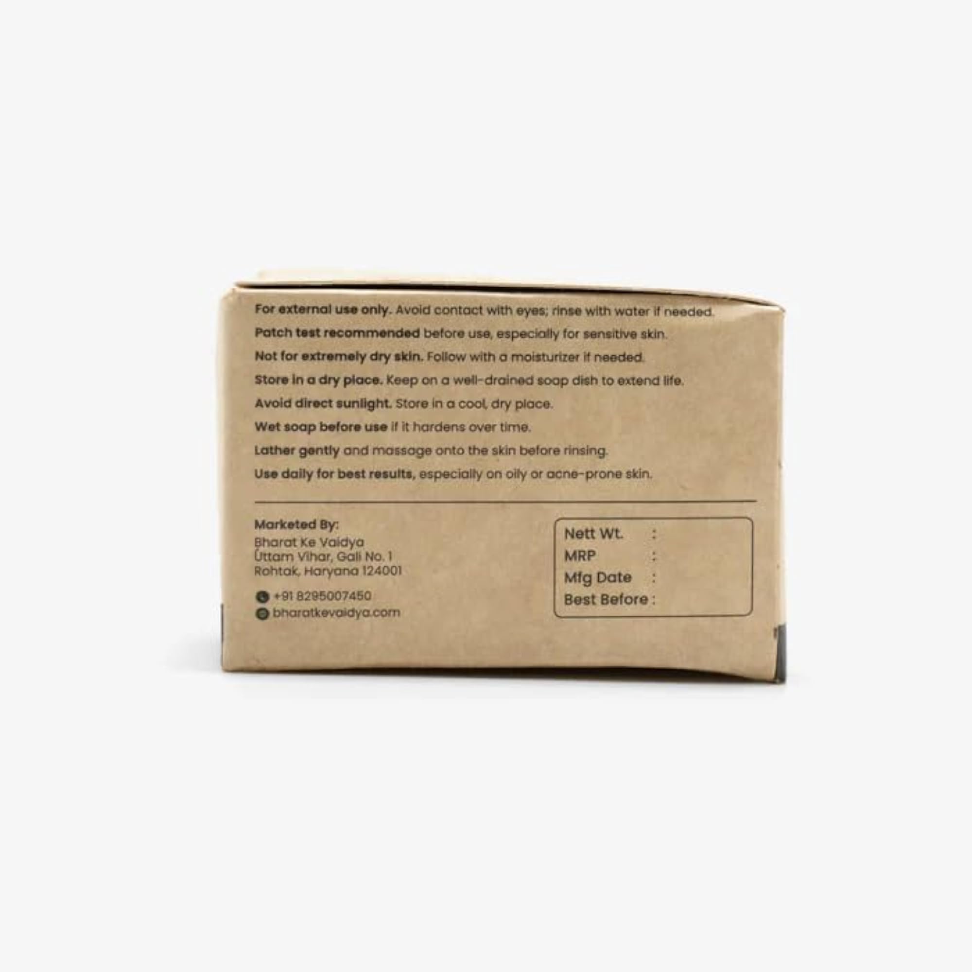 Skin Detox Multani Mitti Ubtan Soap Bar, Pack of 4