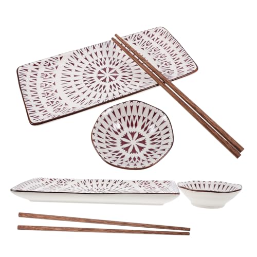 Juego 2 Platos para Sushi Estilo Japonés miniatura 1