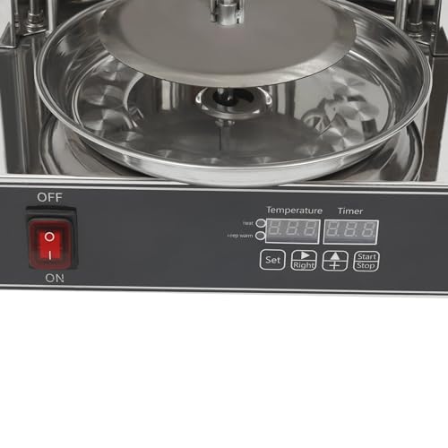 HINOPY Elektrische Schawarma-Grillmaschine, 3000W Vertikaler Edelstahl Automatischer Drehrohrofen Gewerbliche Elektrische Bratmaschine – Bild 6