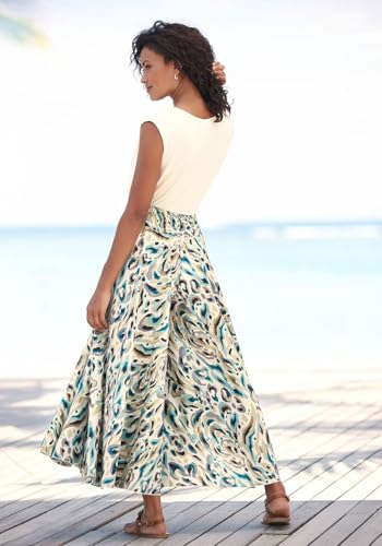 LASCANA Women's Printed Flowy Culottes3