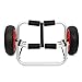 LANGWEI Kayak Canoe Boat Carrier, Lightweight Kayak Canoe Carts Trolley Canoeing Trailer for Inflation Float Mat Kayaks, Canoes, Paddleboards, Float Mats, and Jon Boats