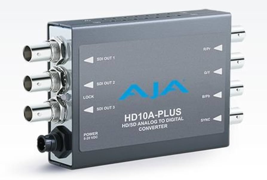 HDTV AJA HD10A コード付き Amazon | AJA HD10A-PLUS HDアナログ→HD/SD-SDI ミニコンバーター