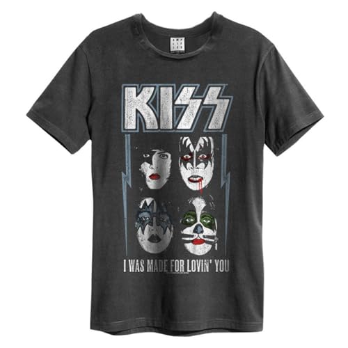 T-shirt Kiss I Was Made for Loving You unisexe en coton