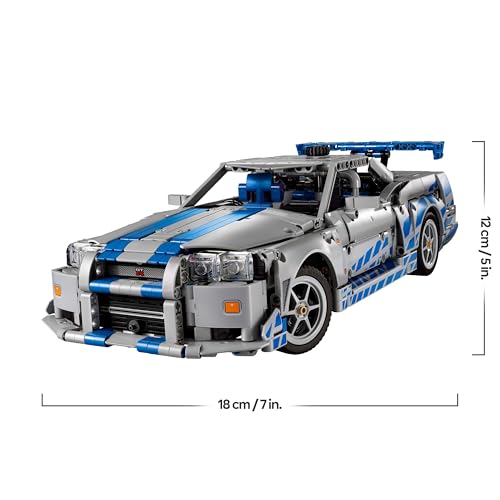 LEGO® Technic 42210 Voiture Nissan Skyline GT R R34 2 Fast 2 Furious - vue 9