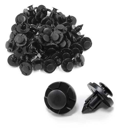 LEPEVNEY Lot de 50 rivets de pare-chocs avant pour Nissan - 8 mm - Clips de retenue pour trou de 8 mm