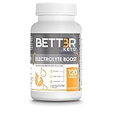 Bett3r Delights Keto Electrolyte Boost, Perfect Keto Potassium Supplement, Magnesium, Calcium, Sodium Formula, Eliminate Cramps, Rapid Hydration & Recovery, Keto Flu, Low Carb Diet (120 Capsules)