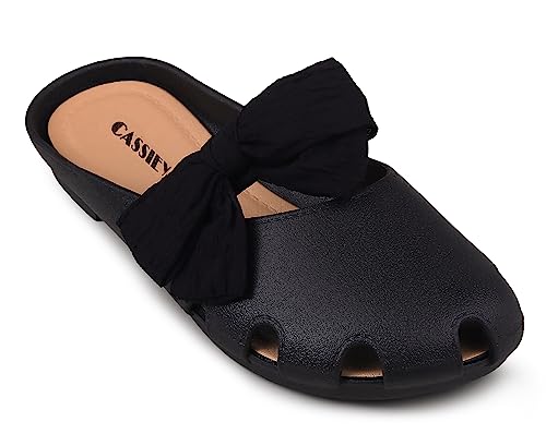 Image of CASSIEY Fashion Slippers For Women slipper Printed Bow design Slip on Flat Sandals