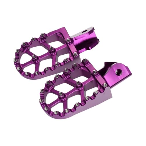 �o�C�N�p�t�b�g���X�g Sur-Ron Surron Sur ron �ɓK�� Light Bee SX �d���o�C�N �I�[�g�o�C CNC �t�b�g�y�O �y�_���}�E���g�y�_���ɓK�� �o�C�N�p�X�e�b�v(Purple)