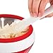 ZOKU Ice Cream Maker, Compact Make and Serve Bowl with Stainless Steel Freezer Core Creates Soft Serve, Frozen Yogurt, Ice Cream and More in Minutes, BPA-free, Red