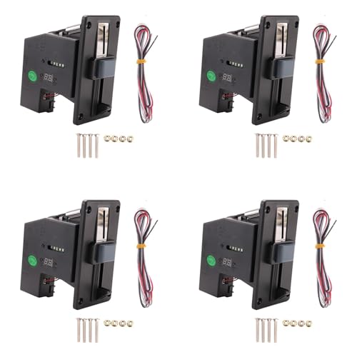 Uikdjgu 4X Multi Münzprüfer für Automaten