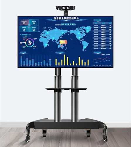 Soporte móvil para TV con estantes miniatura 5