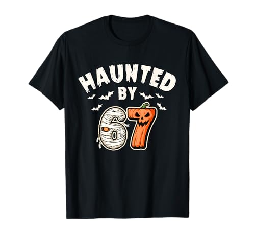 Funny Halloween Mummy Pumpkin Six Seven Meme haunted by 67 T�V���c