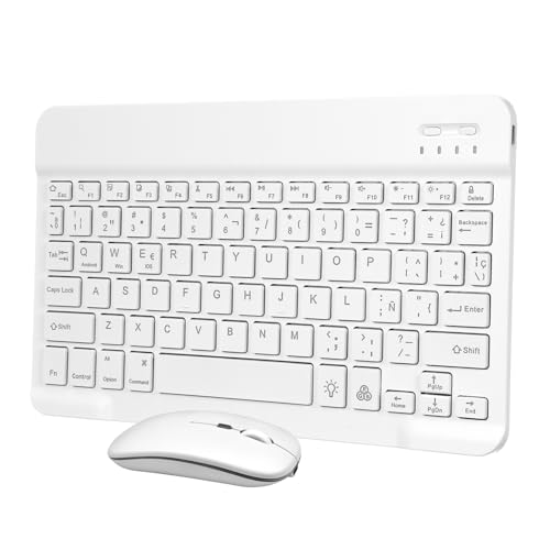 Teclado y ratón inalámbricos de diseño estilizado y tacto premium