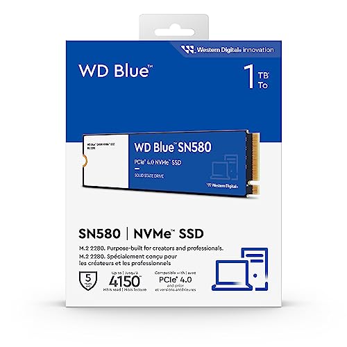WD Blue SN580, 1 TB, M.2 2280 fino a 4150 MB/s, Include Acronis True Image per , clonazione e migrazione del disco, backup completo e ripristino rapido, protezione da ransomware - Hdd - Immagine 6