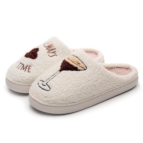 Plush Spooky Slippers for Women Men Foam Spooky Plush Fluffy Warm Fur slippers Indoor Outdoor Non-Slip House Shoes Suitable for Halloween2