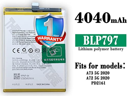 Image of Original BLP797 Battery for Oppo A72 5G,A73 5G,CPH2161,PDYM20 Battery with 1 Year warrenty**(Y00000160)