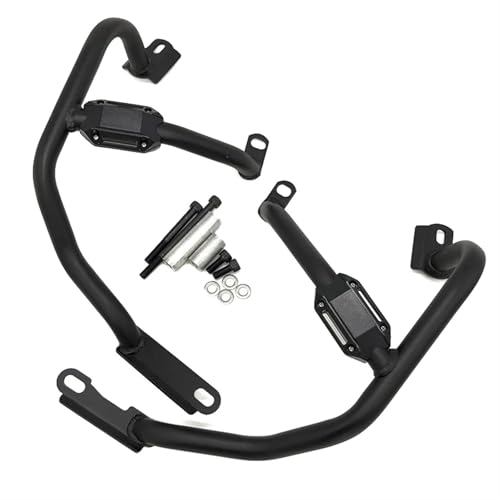 Protection barres Kawasaki Z400 : crash bar autoroute et pare-chocs moteur en acier - 4