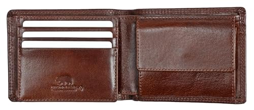 Image of BROWN BEAR Classic Heritage Genuine Leather Wallet for Man | Purse for Men Wallet (Brown)