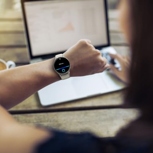 HAMA | Smartwatch 8900 (Reloj Inteligente, con GPS, Pantalla Tactil Amoled, Reloj Deportivo, Permite Hacer Llamadas en Manos Libres) Color Plata y Beige. - imagen 8