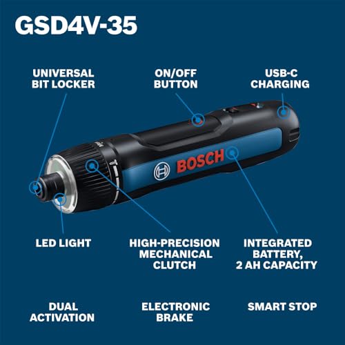 Bosch GSD4V-35 Cordless Screwdriver