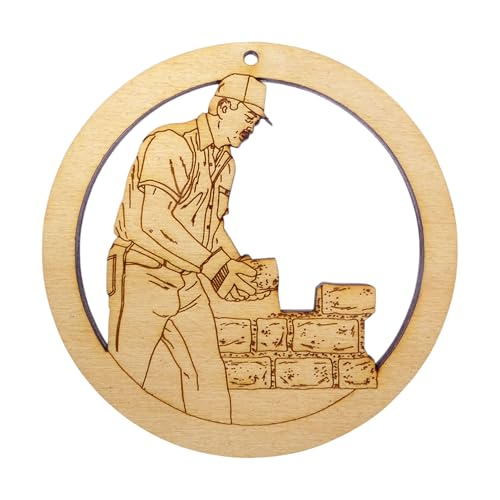 Image of Personalized Brick and Stone Mason Ornament