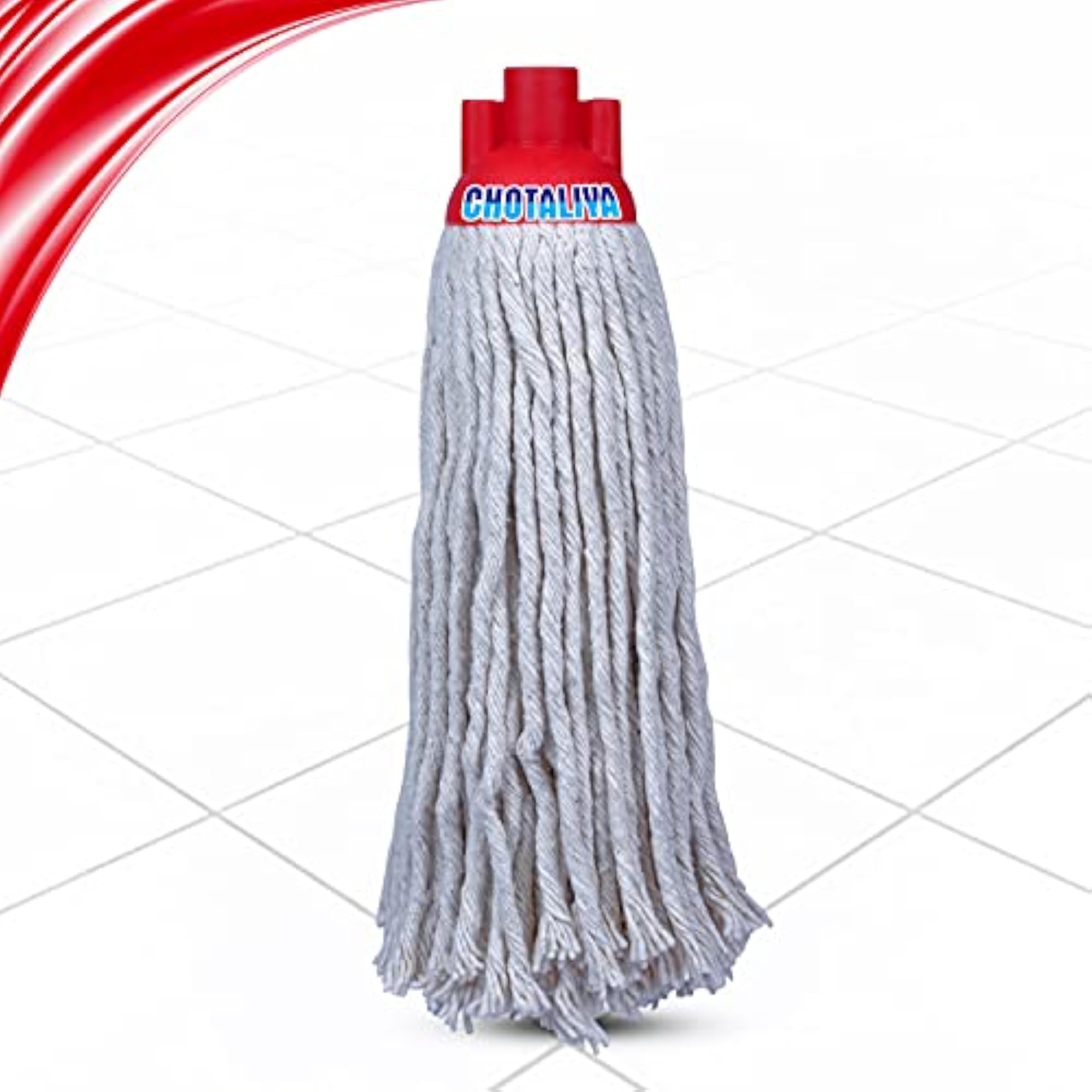 Round Mop Cotton Refill 250 GMS Mop, Pack of 3