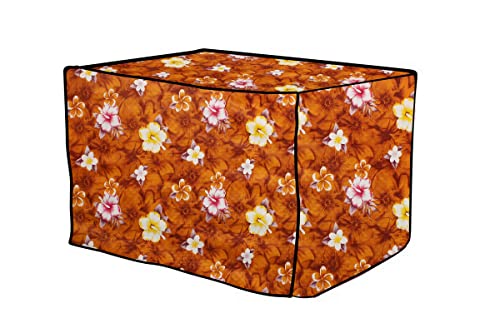 Image of Stylista Microwave Oven Cover for LG 28L MC2886BLT Floral Pattern Orange