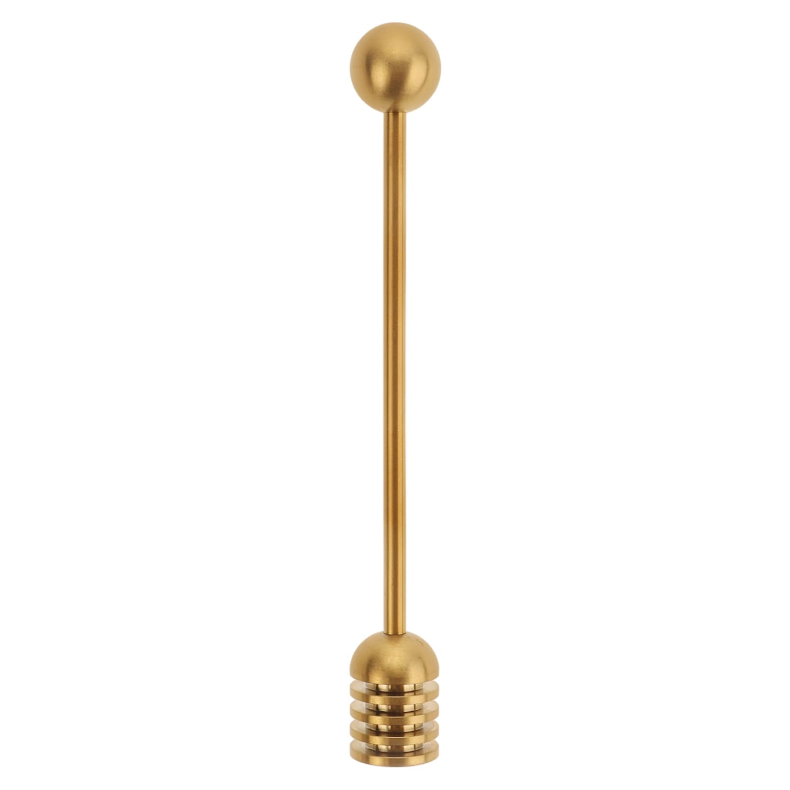PRETYZOOM Stainless Steel Honey Dipper Metal Stirring Stick Honeycomb Wand Honey Jar Jam Dispense Drizzle Server for Home Restaurant