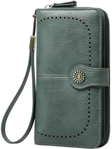 TFKGS Wallet for Women RFID Blocking Leather Large Capacity Card ...