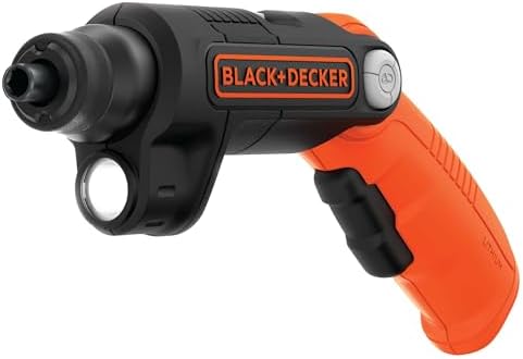 BLACK+DECKER 4V MAX* Cordless Screwdriver with LED Light (BDCSFL20C)