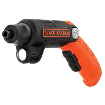 black and decker cordless screwdriver