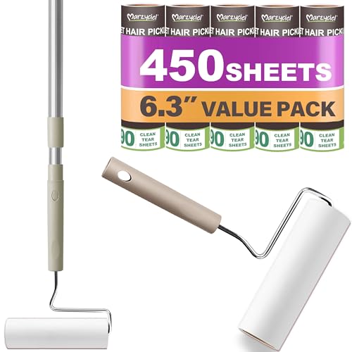 Large Lint Rollers for Pet Hair Extra Sticky,Cat Dog Hair Remover Laundry Clothes Carpet...