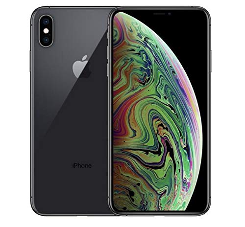 Apple iPhone Xs MAX Replacement Back Glass Cover Back Battery Door w/Pre-Installed Adhesive,Best Version Apple iPhone Xs MAX All Models OEM Replacement (Black)