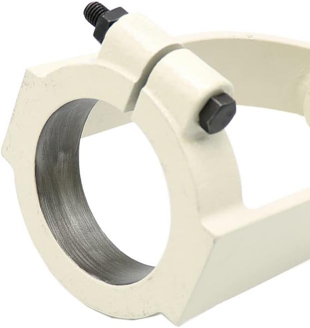 White 65MM Inner Diameter Square Tenon Machine Accessories For Bench Drill Square Tenon Machine Converter