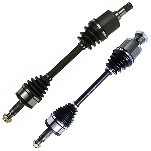 Detroit Axle - AWD Front 2pc CV Axles for Chrysler 300 Dodge Charger Magnum Challenger, 2 CV Axle Shafts Assembly Replacement