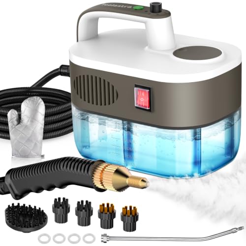 Steam Cleaner 10s Rapid Heating, Chemical-Free Handheld Steamer for Home - 1.2L Tank, 6 Adjustable...