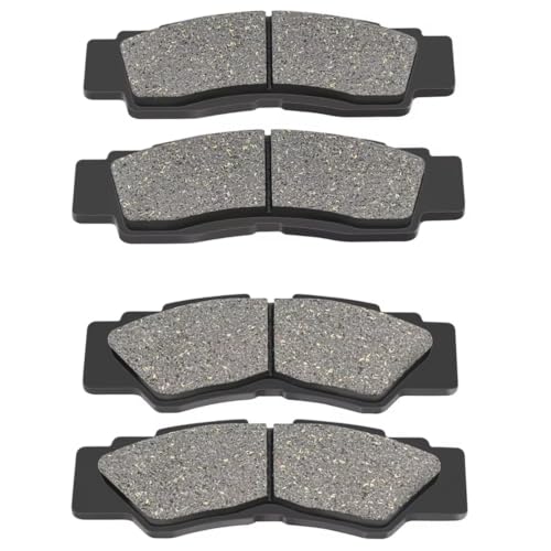 Kit plaquettes frein moto Yamaha RMAX4 et YXE1000 - Matériaux noirs haute résistance contre usure