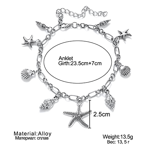 DALIU Cavigliere Vintage per Donna Cavigliera con