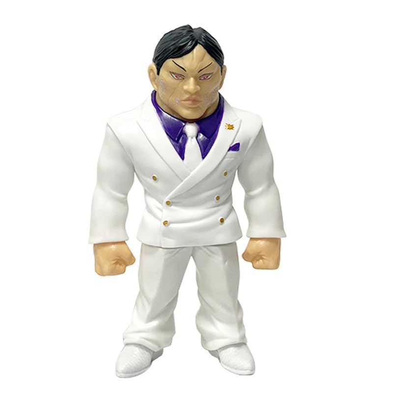 Jilijia Anime BAKI Action Figure Statue - 23CM Hanayama Kaoru White Suit Standing Posture Model Collectibles Birthday Gifts for Fans — image 1