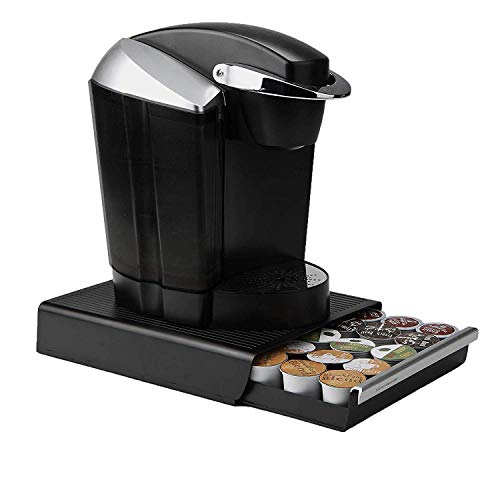 Mind Reader Coffee Pod Storage Drawer for K-Cups, Verismo, Dolce Gusto, Holds 30 K-Cups, 35 CBTL, Verismo, Dolce Gusto, Black(strong construction)