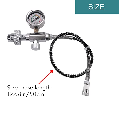 Liseng PCP Luftfüllstation Adapter für Tauchzylinder mit G5/8 DIN und 50cm