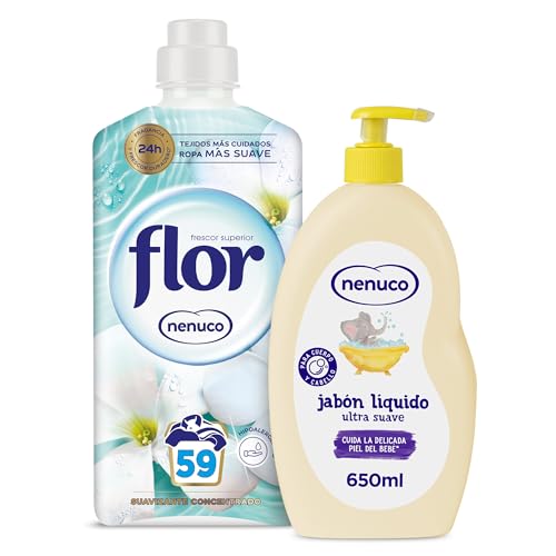 Nenuco Agua de Colonia, Fragancia Original, con Menos Alcohol, Formato Ahorro 1100 ml + Air Wick Eléctrico Aparato y Recambio de Ambientador Automático Eléctrico, 1 Unidad