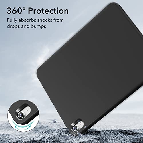 Image of ESR for iPad 10th Generation Cover (2022, 10.9 inch), iPad 10 Case, Built-in Pencil Holder, Flexible Back Cover, Trifold Stand, Auto Sleep /Wake, Rebound Pencil Series, Black
