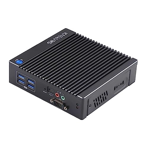 Sharevdi Mini PC Windows 10 Pro, Intel Celeron N3150 (bis zu 2.08GHz) Mini Desktop Computer, Dual Band WiFi/Triple Display/BT 4.2, 8GB DDR3 128GB SSD Micro PC für Business/Schule.