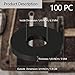 100 Packs Rubber Flat Washers Heavy Duty Abrasion Resistant 3/4