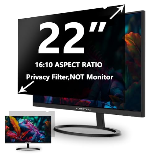 Filtro de privacidad de 22 pulgadas antirreflejos para monitor