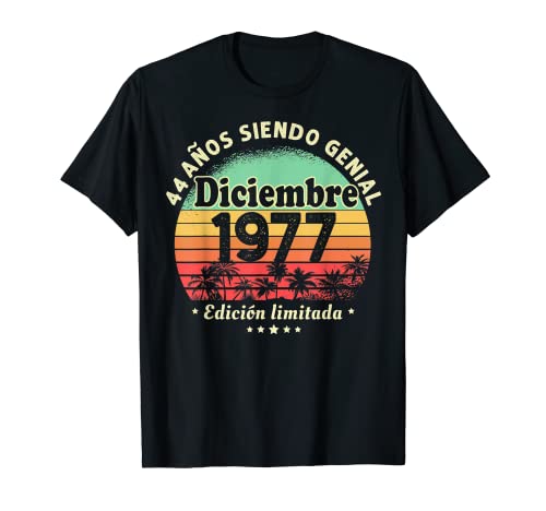 Diciembre 1977 Cumpleaños nacen Diciembre De 1977 Regalo Camiseta